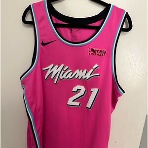 Rare Sunset Vice Nike Miami Heat Jersey, Hassan Whiteside #21, Size XL Men’s
